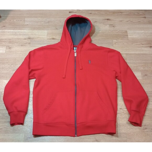 Vintage Y2K Ryan Sheckler Hoodie XL Extra Large Red Full Zip Skate or Die - Picture 1 of 16